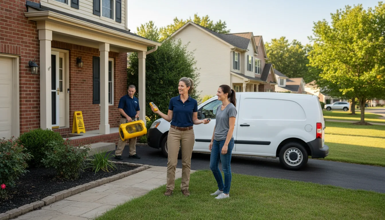 Residential water damage restoration in Lake Arrowhead, CA